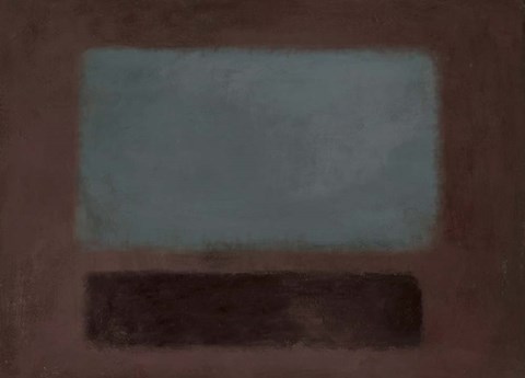 Framed Blue Rush Print