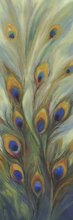 Framed Peacock Tale Print