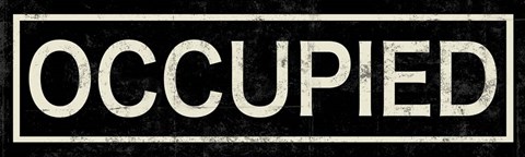 Framed Occupied Print