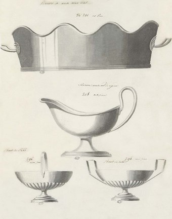 Framed Serverware I Print