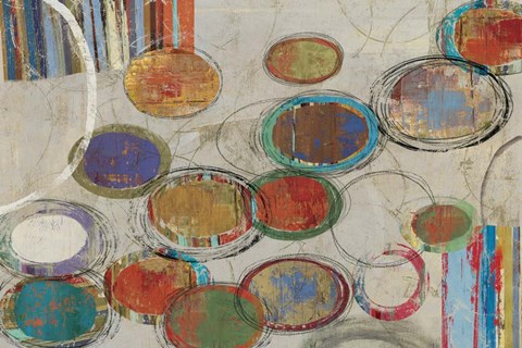 Framed Oval and Oval Print