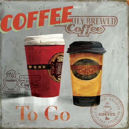 Framed Latte Art Print