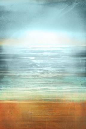 Framed Ocean Abstract Print