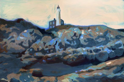 Framed Lighthouse Print