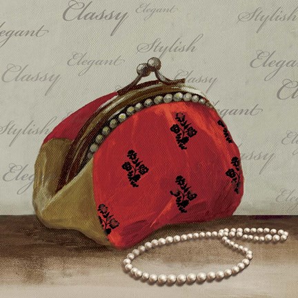 Framed Red Bag Print