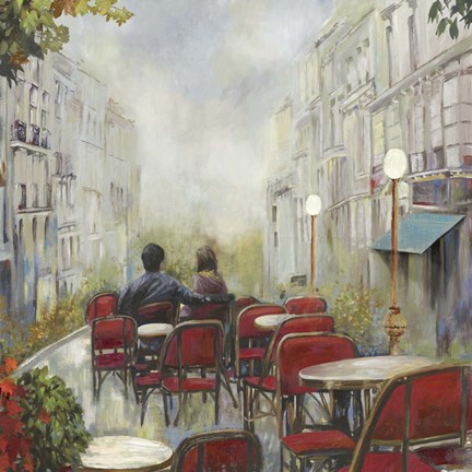 Framed Paris Cafe Print