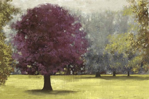 Framed Summer Days - Plum Print