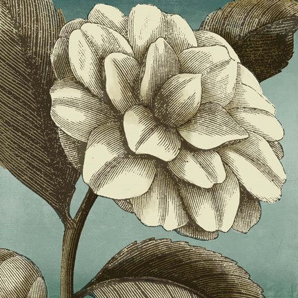 Framed Slowdance Woodblock I Print