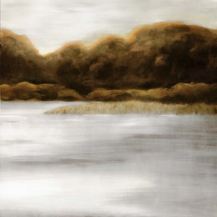 Framed Red Landscape II Print