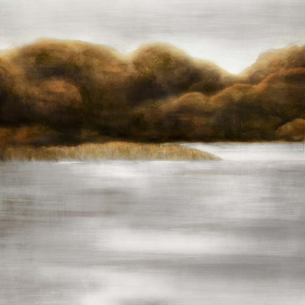 Framed Red Landscape III Print