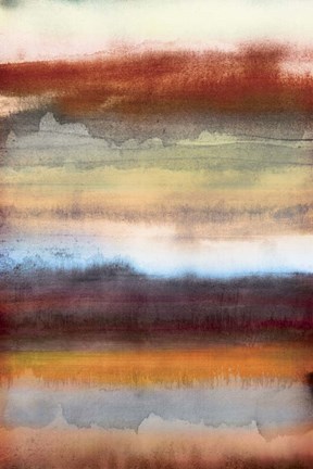 Framed Tribal Colour Wash II Print