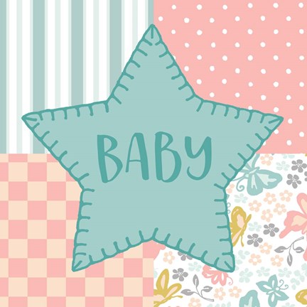 Framed Baby Quilt IV Baby Print