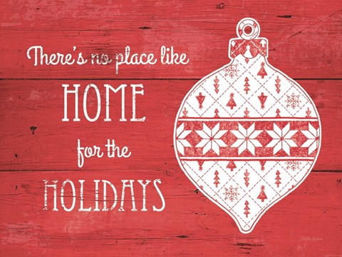 Framed Nordic Holiday VI Print