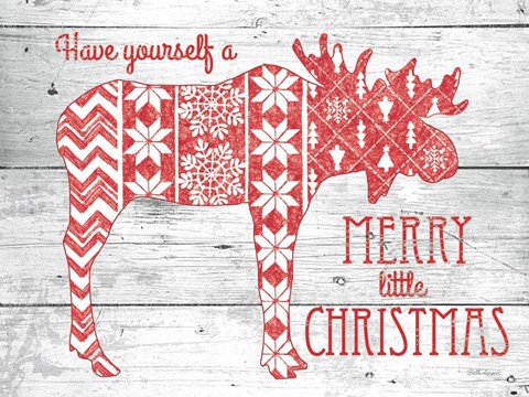 Framed Nordic Holiday I Print