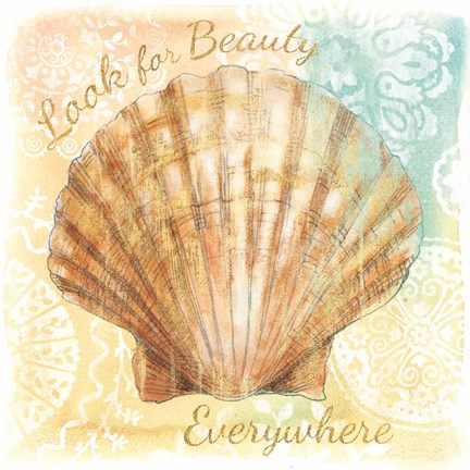 Framed Golden Treasures Inspiration VIII Print