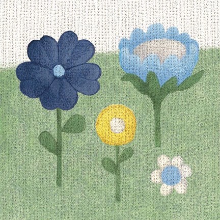 Framed Americana Garden IV Print