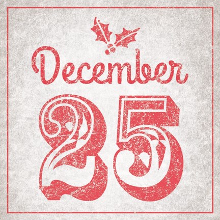 Framed All About The Holidays IV Print