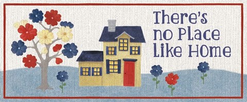 Framed No Place Like Home v1 Print