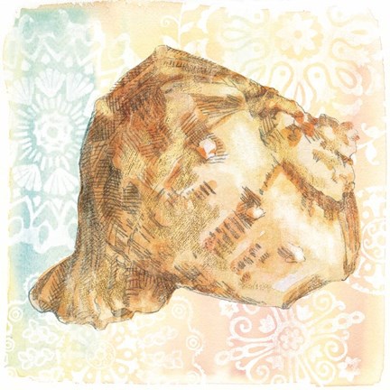 Framed Golden Treasures III Print