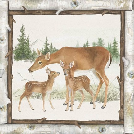 Framed Family Cabin II Print