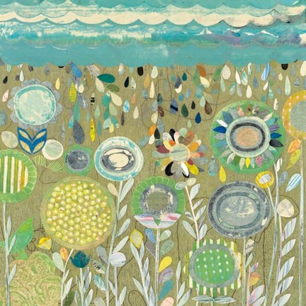 Framed After the Rain Square Print