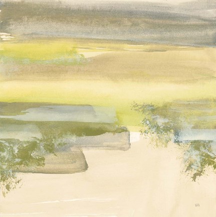 Framed Grey Stone IV Print