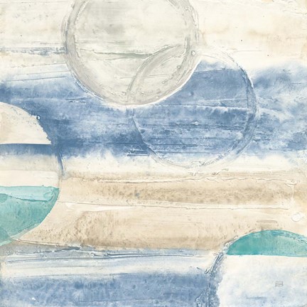 Framed Circles in Time III Print