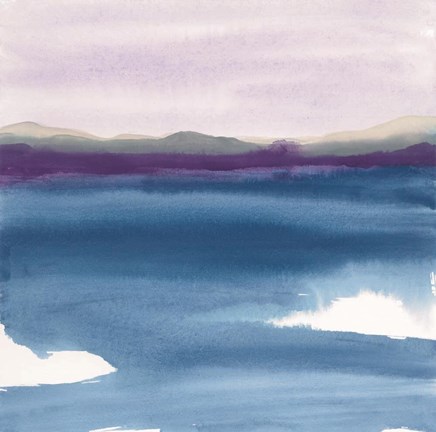 Framed Plum Glow II Print