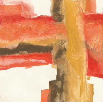 Framed Autumn Patterns I Print