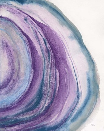 Framed Watercolor Geode II Print