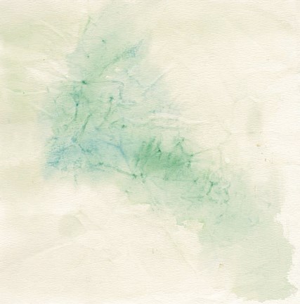 Framed Crinkle Green Print