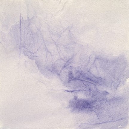 Framed Crinkle Purple Print