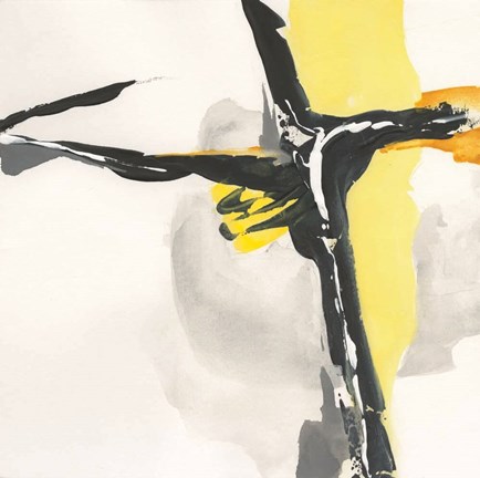 Framed Creamy Yellow II Print