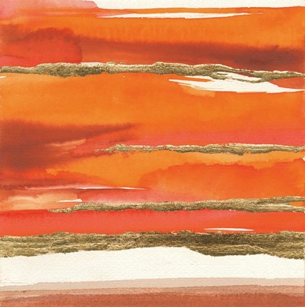 Framed Gilded Mandarin II Print