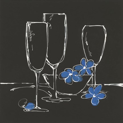 Framed Sparkling Times Print