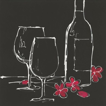 Framed Never Enough Red Print