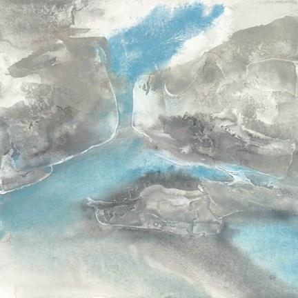 Framed Blue Tones II Print