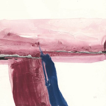 Framed Patch of Indigo II Print