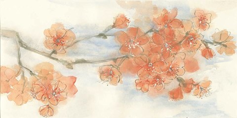 Framed Peach Blossom III Print