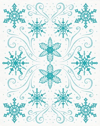 Framed Christmas Otomi I Print