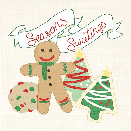 Framed Seasons Sweetings IV v2 Print