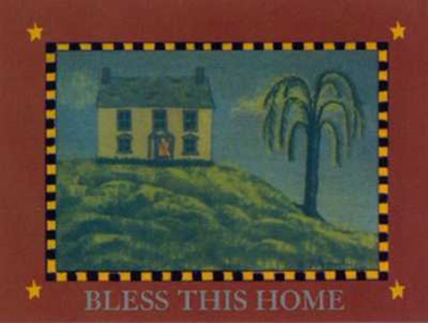 Framed Bless This House Print