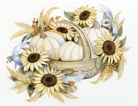 Framed Autumn Elegance IV Print