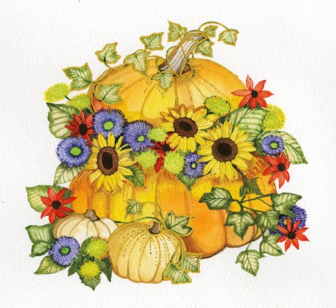 Framed Autumn Days IV Print