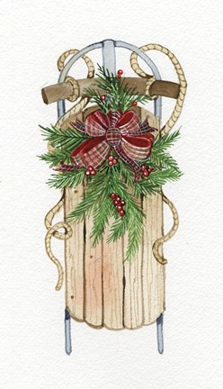 Framed Holiday Sports II Print