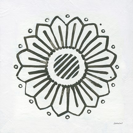 Framed Patterns of the Amazon Icon IX Print
