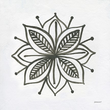 Framed Patterns of the Amazon Icon XIV Print