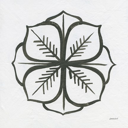 Framed Patterns of the Amazon Icon II Print