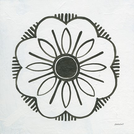 Framed Patterns of the Amazon Icon V Print