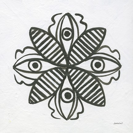 Framed Patterns of the Amazon Icon III Print